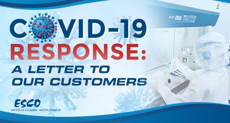COVID-19 Response: A letter to our customers