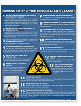 Working Safely In Your Biological Safety Cabinet Poster