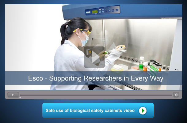 Esco published new Safe Use of Biological Safety Cabinet video