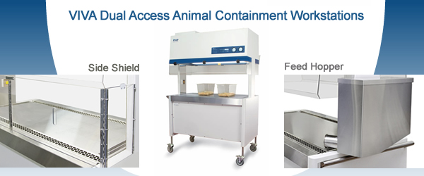 Esco Announces NEW Options and Accessories for VIVA Dual Access Animal Containment Workstations
