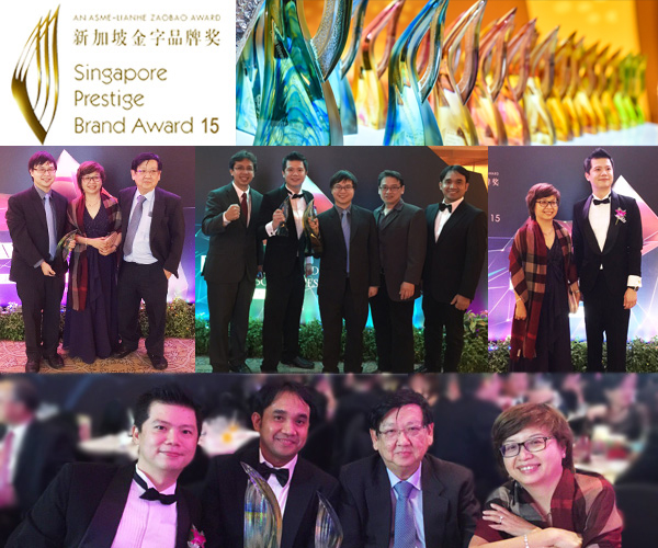 Esco awarded as the Overall Winner in the Singapore Prestige Brand Awards 2015