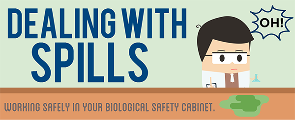 Working safety in your Biosafety Cabinets: Dealing with Spills